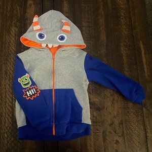 Cute Monster Embroidered Jacket for Kids size 4T